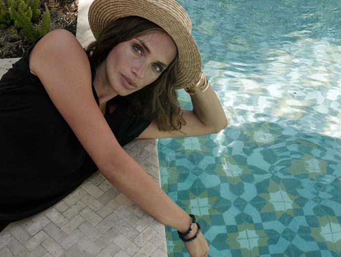 blaues Tigerauge Armreife Pool blaues Tigerauge Armreife Pool